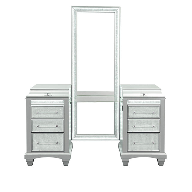 Galea Vanity w/ Stool - US Furniture & Mattress (Waterbury,CT)*