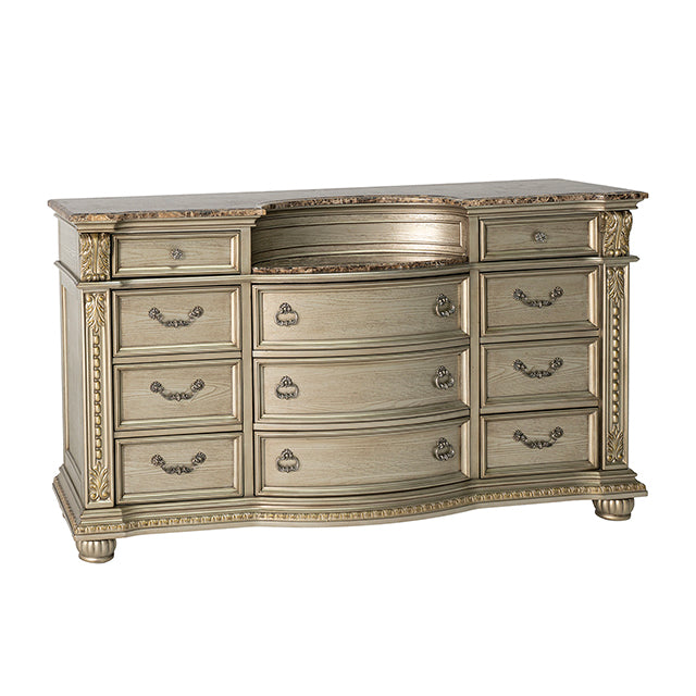 Fromberg Dresser w/ Marble Top - US Furniture & Mattress (Waterbury,CT)*