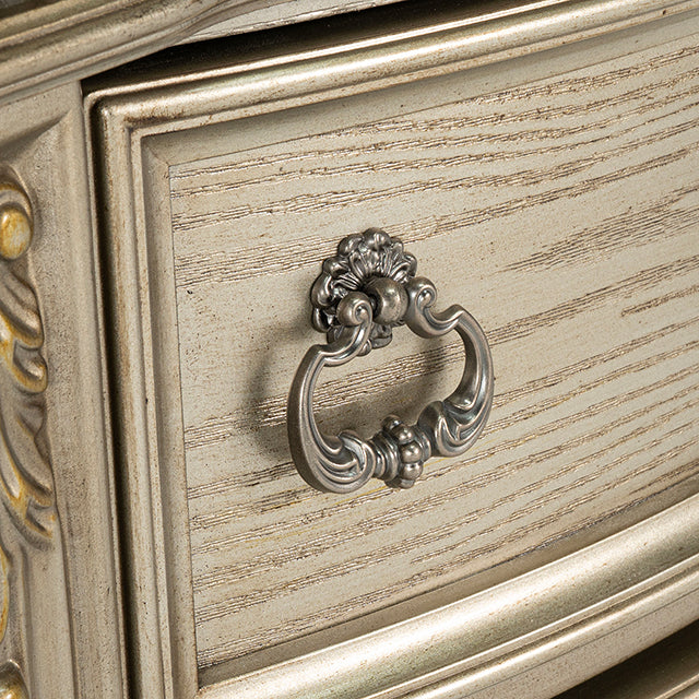 Fromberg Nightstand w/ Marble Top - US Furniture & Mattress (Waterbury,CT)*