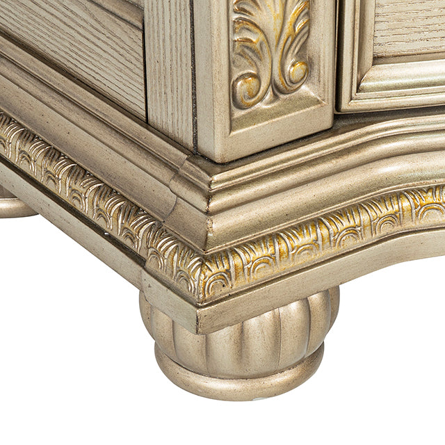 Fromberg Nightstand w/ Marble Top - US Furniture & Mattress (Waterbury,CT)*