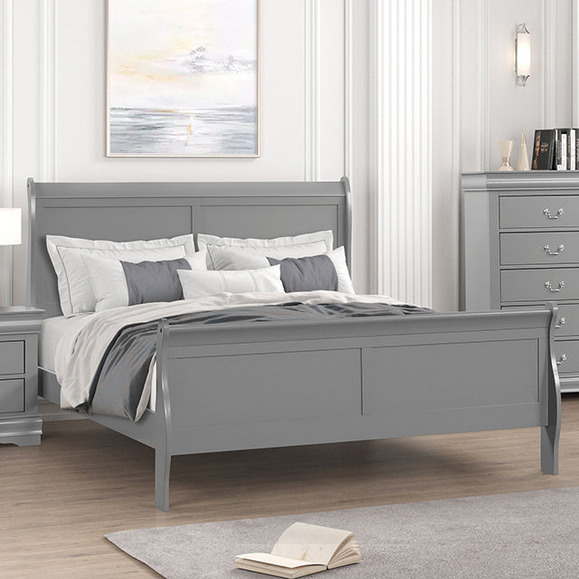 Louis Philippe Queen Bedroom Set - US Furniture & Mattress (Waterbury,CT)*