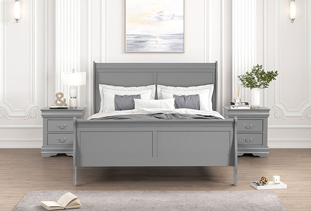 Louis Philippe Queen Bedroom Set - US Furniture & Mattress (Waterbury,CT)*
