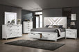 Emmeline 4 & 5 Piece Queen Bedroom Set Gray & White - US Furniture & Mattress (Waterbury,CT)*