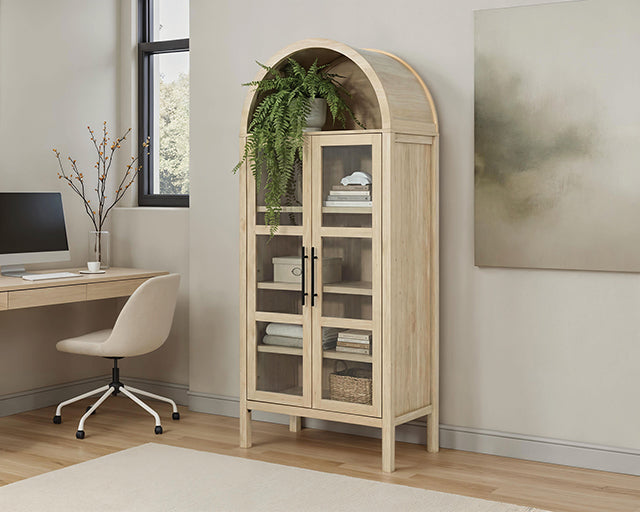 Gateshead Arched Cabinet - US Furniture & Mattress (Waterbury,CT)*