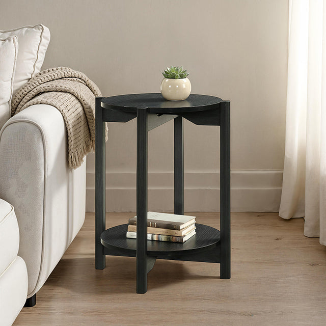 Hyde Round End Table - US Furniture & Mattress (Waterbury,CT)*