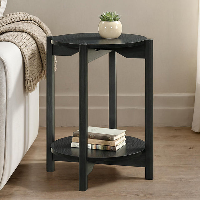 Hyde Round End Table - US Furniture & Mattress (Waterbury,CT)*