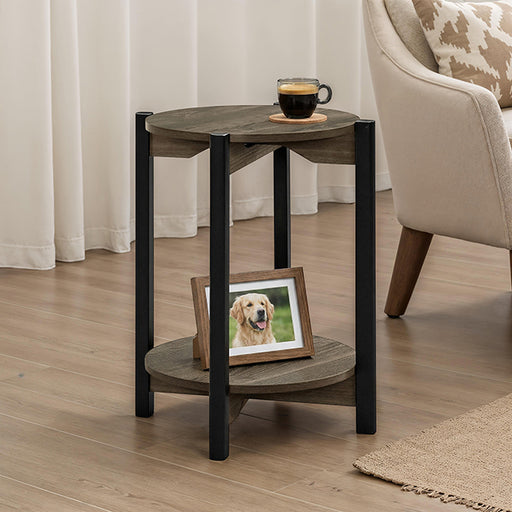 Hyde Round End Table - US Furniture & Mattress (Waterbury,CT)*