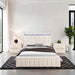 Farese Queen Bed w/ 2 Nightstands - US Furniture & Mattress (Waterbury,CT)*