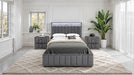 Farese Queen Bed w/ 2 Nightstands - US Furniture & Mattress (Waterbury,CT)*