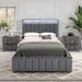 Farese Queen Bed w/ 2 Nightstands - US Furniture & Mattress (Waterbury,CT)*